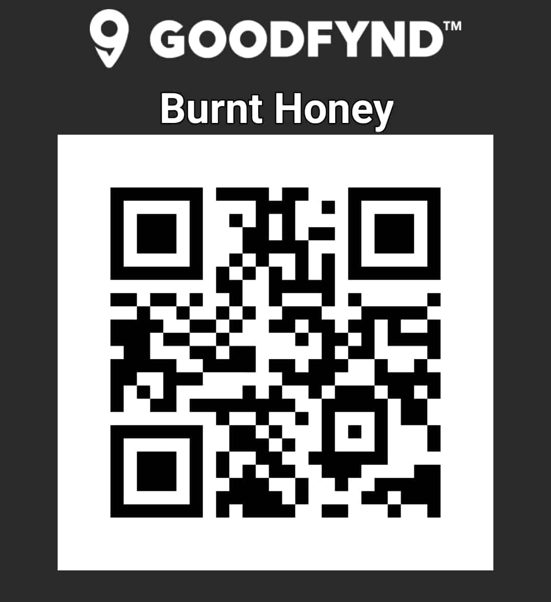 Burnt Honey QR Code